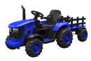 12V Kids Ride-On Tractor with Trailer, LED Lights, Music, and Remote Control Magic Cars 8