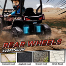 12V Kids UTV with Music, Lights, MP3 USB, Suspension, Camo Design Magic Cars 4