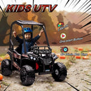 12V Kids UTV with Music, Lights, MP3 USB, Suspension, Camo Design Magic Cars 6