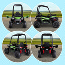 12V Kids UTV with Music, Lights, MP3/USB, Suspension, Green Magic Cars 9