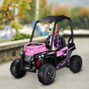 12V Kids Pink UTV with Music, Lights, MP3/USB, and Suspension Magic Cars Variant 0
