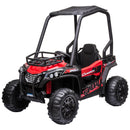 12V Kids UTV with Music, Lights, MP3/USB, Suspension – Red Magic Cars 2