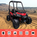 12V Kids UTV with Music, Lights, MP3/USB, Suspension – Red Magic Cars 4