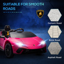12V Licensed Lamborghini Huracan Electric Ride-On Car for Kids Ages 3-6 Pink Magic Cars 9
