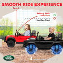 12V Black Remote Control Ride-On Land Rover Defender 110 SVX for Kids Magic Cars 5