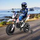 12V Licensed Kids Electric Ride-On Dirt Bike with Lights and Music Magic Cars 2