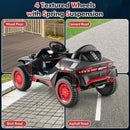 12V Licensed Audi E-tron Kids Ride-On Racing Car with Remote Control and Lights Gray Magic Cars 7