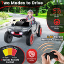 12V Licensed Audi Kids Ride-On E-tron Racing Car with Remote Control and Lights Gray Magic Cars 4
