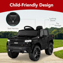 12V Licensed Chevrolet Silverado Electric Ride-On Truck Toy with Parent Remote Control Magic Cars 4