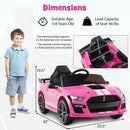 12V Licensed Ford Mustang Shelby GT500 Kids Ride-On Car with Remote Control Magic Cars 1