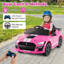 12V Licensed Ford Mustang Shelby GT500 Kids Ride-On Car with Remote Control Magic Cars 2