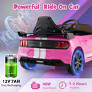 12V Licensed Ford Mustang Shelby GT500 Kids Ride-On Car with Remote Control Magic Cars 5