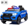 12V Ford Police Electric Ride-On Truck for Kids Magic Cars Variant 0
