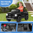 12V Licensed Ford Ranger Kids Ride-On Car with Remote Control and Storage Basket Magic Cars 4
