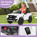 12V Licensed Ford Ranger Kids Ride-On Car with Remote Control and Storage Basket Magic Cars 4