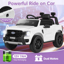 12V Licensed Ford Ranger Kids Ride-On Car with Remote Control and Storage Basket Magic Cars 7