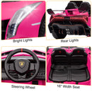 12V Licensed Pink Lamborghini Veneno Electric Ride-On Car for Toddlers Magic Cars 5