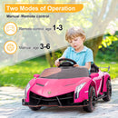 12V Licensed Pink Lamborghini Veneno Electric Ride-On Car for Toddlers Magic Cars 6