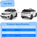 12V Licensed Land Rover Electric Ride-On Car for Kids with Parent Remote Control Magic Cars 17