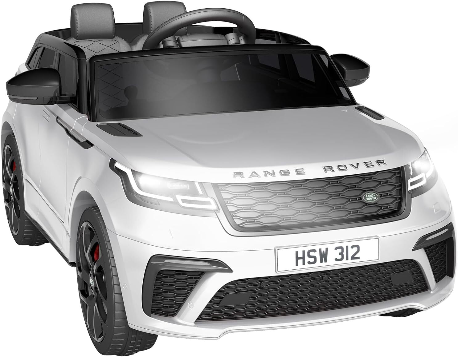12V Licensed Land Rover Ride Electric Car for Kids with Parent Remote ...