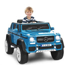 12V Licensed Kids Ride-On Mercedes-Benz RC Motorized Car with Trunk Navy Magic Cars Variant 0