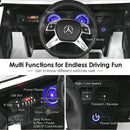 12V Licensed Kids Ride-On Mercedes-Benz RC Motorized Car with Trunk and Music Magic Cars 5