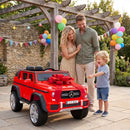 12V Mercedes-Benz Ride-On Car for Kids with Remote Control - Red Magic Cars 1