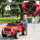 12V Mercedes-Benz Ride-On Car for Kids with Remote Control - Red Magic Cars 2