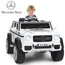 12V Official Mercedes-Benz White Ride-On Car for Kids with Remote Control Magic Cars 3