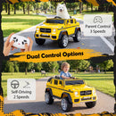 12V Official Mercedes-Benz Children's Ride-On Car with Remote Control - Yellow Magic Cars 4