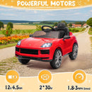 Porsche Cayenne 12V Electric Ride-On Car for Kids Ages 3-5 in Red Magic Cars 4