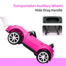 12V Kids Electric Ride-On Car with Remote Control and MP3 Player Pink Power Wheel Toy Magic Cars 6