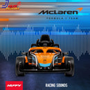 12V Kids Battery-Powered Ride-On McLaren F1 Race Car with Remote Control Toy Magic Cars 4