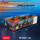 12V Kids Battery-Powered Ride-On McLaren F1 Race Car with Remote Control Toy Magic Cars 6