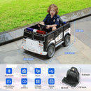 12V Montable Carro de Policía con Control Remoto Luces y Música para Niños Magic Cars 2