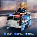 12V Montable Carro de Policía con Control Remoto Luces y Música para Niños Magic Cars 3