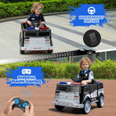 12V Montable Carro de Policía con Control Remoto Luces y Música para Niños Magic Cars 4
