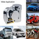 12V Electric Motorcycle Air Horn Set 150dB Super Loud Snail Horn Magic Cars 3