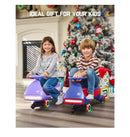 12V N7 Pro Electric Wiggle Car with Pedal and Rechargeable Battery 2-in-1 Swing Ride-On Magic Cars 1
