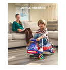 12V N7 Pro Electric Wiggle Car with Pedal and Rechargeable Battery 2-in-1 Swing Ride-On Magic Cars 4