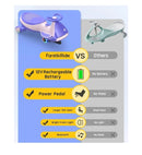 12V N7 Pro Electric Wiggle Car with Pedal, Rechargeable Battery, 2-in-1 Swing Ride-On Toy Magic Cars 2