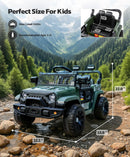 12V All-Terrain Ride-On Car for Toddlers with Remote Control and LED Lights Magic Cars 3