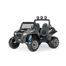 12V Battery-Powered Ride-On Polaris RZR 900 ATV for Ages 3+ in Gray Magic Cars 2