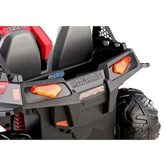 12V Peg Perego Polaris RZR 900 Battery-Powered Ride-On ATV, Ages 3+, Red 2 Year Warranty