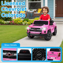 12V Pink Battery-Powered Chevrolet Ride-On Car for Kids Magic Cars 3