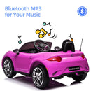 12V Pink Electric Ride-On Car with Remote Control, MP3 Player, and LED Lights Magic Cars 2