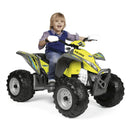 12V Battery-Powered Polaris Outlaw MXR 450 Ride-On ATV for Ages 3+ in Yellow Magic Cars 0