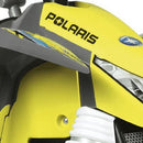 12V Battery-Powered Polaris Outlaw MXR 450 Ride-On ATV for Ages 3+ in Yellow Magic Cars 1