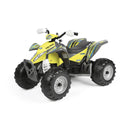 12V Battery-Powered Polaris Outlaw MXR 450 Ride-On ATV for Ages 3+ in Yellow Magic Cars 3