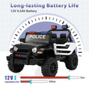 12V Battery-Powered Police Jeep Ride-On Car with 2.4G Remote Control Magic Cars 11